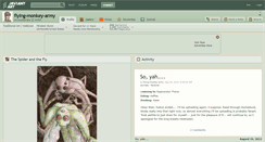 Desktop Screenshot of flying-monkey-army.deviantart.com
