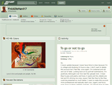 Tablet Screenshot of fnickdiehard17.deviantart.com