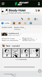 Mobile Screenshot of bloody-violet.deviantart.com