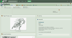 Desktop Screenshot of bratbassist.deviantart.com