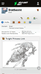 Mobile Screenshot of bratbassist.deviantart.com