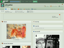 Tablet Screenshot of johnyathon.deviantart.com