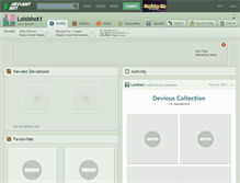 Tablet Screenshot of loisishot1.deviantart.com