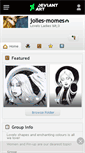 Mobile Screenshot of jolies-momes.deviantart.com