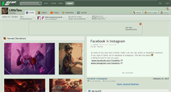 Desktop Screenshot of littletasu.deviantart.com