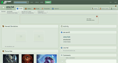Desktop Screenshot of emo-hot.deviantart.com