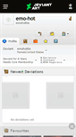 Mobile Screenshot of emo-hot.deviantart.com