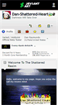 Mobile Screenshot of dan-shattered-heart.deviantart.com