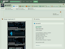 Tablet Screenshot of genesis01.deviantart.com