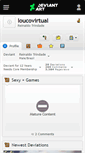 Mobile Screenshot of loucovirtual.deviantart.com
