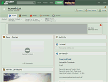 Tablet Screenshot of loucovirtual.deviantart.com