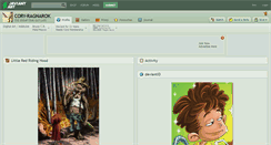 Desktop Screenshot of cory-ragnarok.deviantart.com
