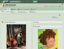 Tablet Screenshot of cory-ragnarok.deviantart.com