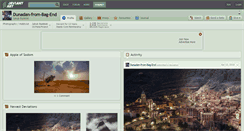 Desktop Screenshot of dunadan-from-bag-end.deviantart.com