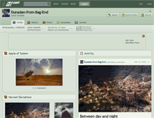 Tablet Screenshot of dunadan-from-bag-end.deviantart.com