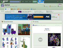 Tablet Screenshot of aicerkul.deviantart.com