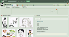 Desktop Screenshot of ginger-young.deviantart.com