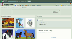 Desktop Screenshot of horseland-scarlet.deviantart.com