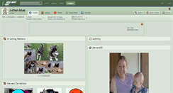 Desktop Screenshot of j-chan-blue.deviantart.com