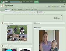 Tablet Screenshot of j-chan-blue.deviantart.com