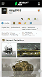 Mobile Screenshot of ming1918.deviantart.com