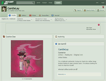 Tablet Screenshot of camdelay.deviantart.com