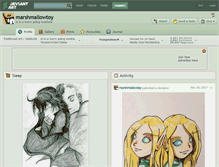 Tablet Screenshot of marshmallowtoy.deviantart.com