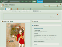 Tablet Screenshot of anime-fantasies.deviantart.com