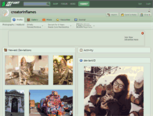 Tablet Screenshot of creatorinflames.deviantart.com