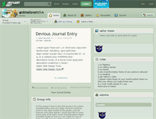 Tablet Screenshot of animelovers1.deviantart.com