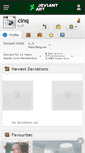 Mobile Screenshot of cinq.deviantart.com