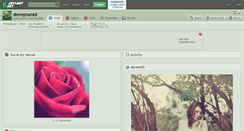 Desktop Screenshot of downpoured.deviantart.com