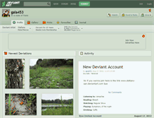 Tablet Screenshot of gaia453.deviantart.com