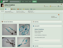 Tablet Screenshot of antos-creations.deviantart.com