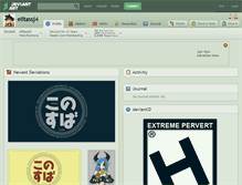 Tablet Screenshot of elitassj4.deviantart.com