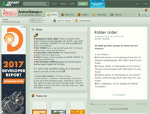 Tablet Screenshot of animestamps.deviantart.com