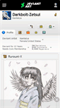 Mobile Screenshot of darkbolt-zetsui.deviantart.com