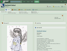 Tablet Screenshot of darkbolt-zetsui.deviantart.com