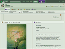 Tablet Screenshot of milarcha.deviantart.com