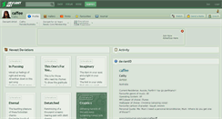 Desktop Screenshot of caffee.deviantart.com