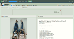 Desktop Screenshot of nightskyx.deviantart.com