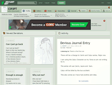 Tablet Screenshot of cs93pt.deviantart.com
