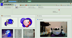 Desktop Screenshot of metaknightgrl111.deviantart.com