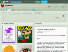 Tablet Screenshot of anifashion.deviantart.com