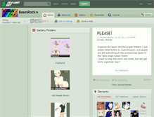 Tablet Screenshot of basesrock.deviantart.com