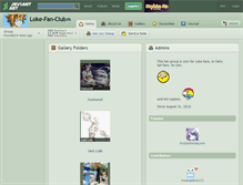 Tablet Screenshot of loke-fan-club.deviantart.com