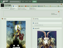 Tablet Screenshot of mymongo.deviantart.com