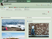 Tablet Screenshot of mbroadway26.deviantart.com