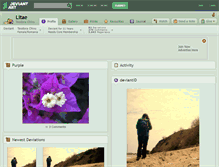 Tablet Screenshot of litae.deviantart.com