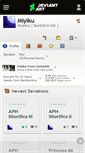Mobile Screenshot of miyiku.deviantart.com